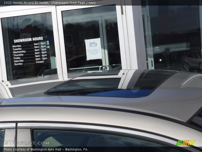 Champagne Frost Pearl / Ivory 2013 Honda Accord EX Sedan