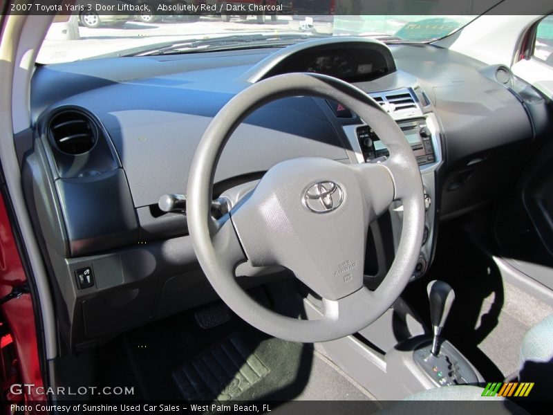 Absolutely Red / Dark Charcoal 2007 Toyota Yaris 3 Door Liftback