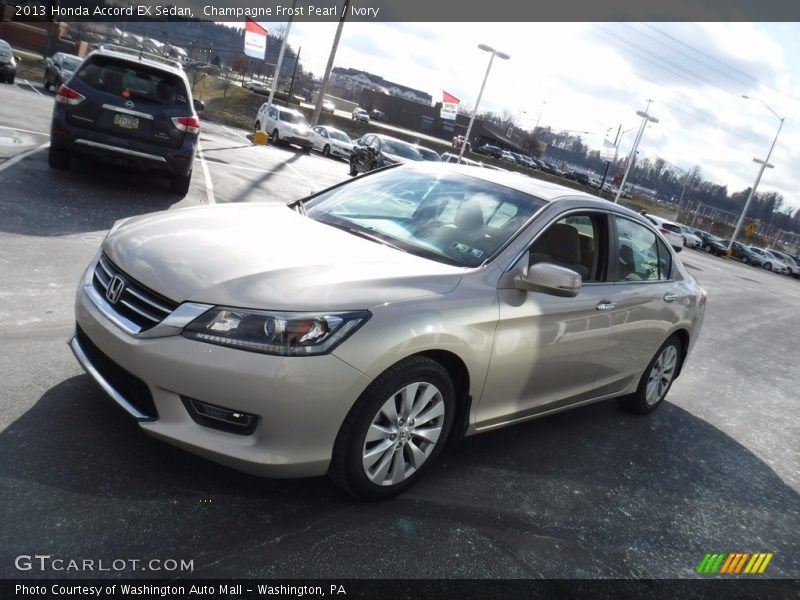 Champagne Frost Pearl / Ivory 2013 Honda Accord EX Sedan