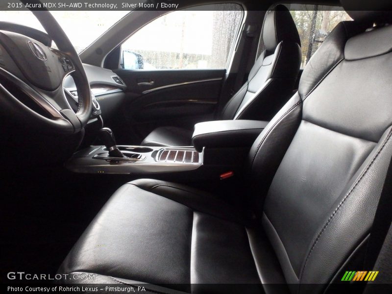 Silver Moon / Ebony 2015 Acura MDX SH-AWD Technology