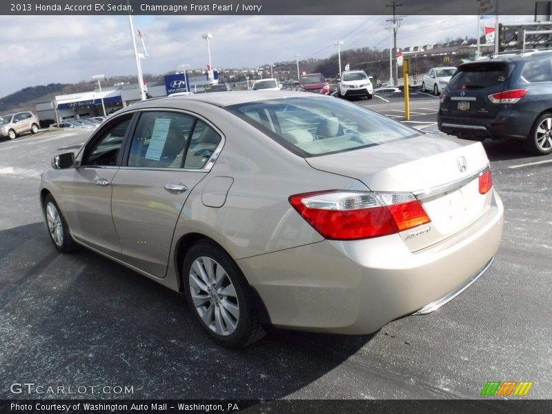 Champagne Frost Pearl / Ivory 2013 Honda Accord EX Sedan