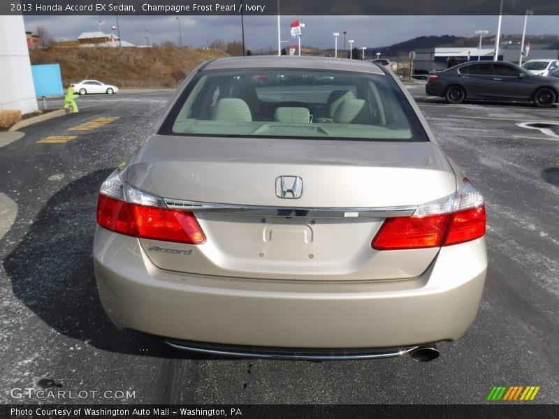 Champagne Frost Pearl / Ivory 2013 Honda Accord EX Sedan