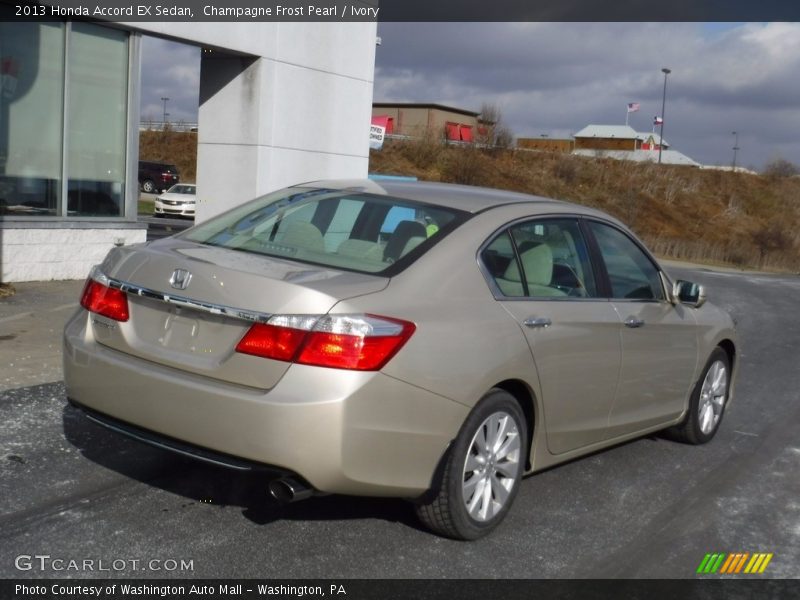 Champagne Frost Pearl / Ivory 2013 Honda Accord EX Sedan