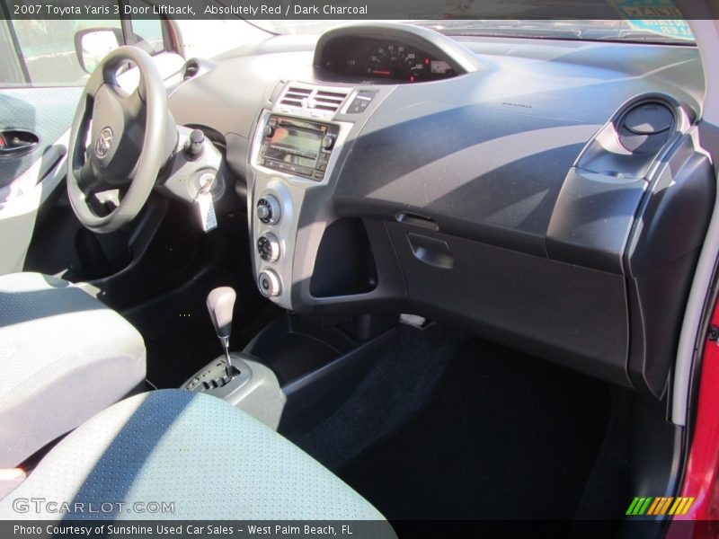 Absolutely Red / Dark Charcoal 2007 Toyota Yaris 3 Door Liftback