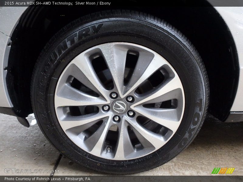 Silver Moon / Ebony 2015 Acura MDX SH-AWD Technology