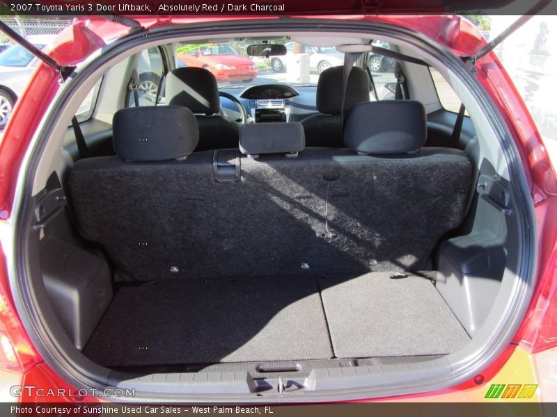 Absolutely Red / Dark Charcoal 2007 Toyota Yaris 3 Door Liftback