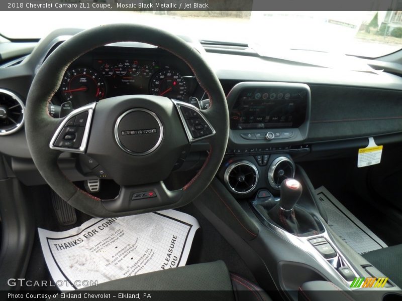Dashboard of 2018 Camaro ZL1 Coupe