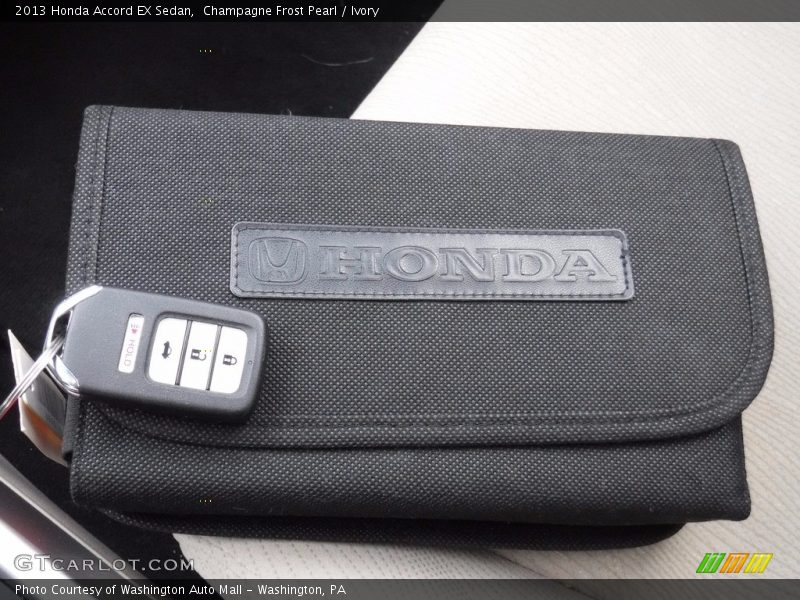 Champagne Frost Pearl / Ivory 2013 Honda Accord EX Sedan