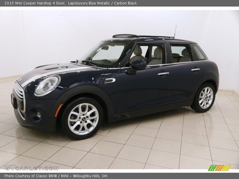 Lapisluxury Blue Metallic / Carbon Black 2015 Mini Cooper Hardtop 4 Door