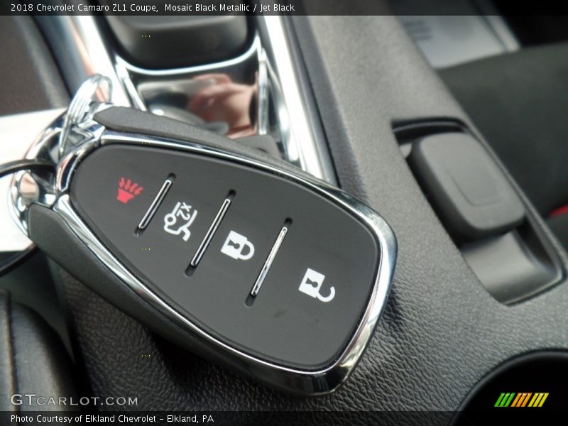Keys of 2018 Camaro ZL1 Coupe