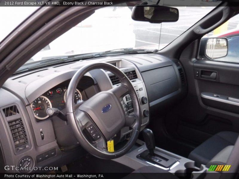 Ebony Black / Charcoal Black 2012 Ford Escape XLT V6 4WD