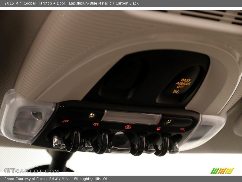 Lapisluxury Blue Metallic / Carbon Black 2015 Mini Cooper Hardtop 4 Door