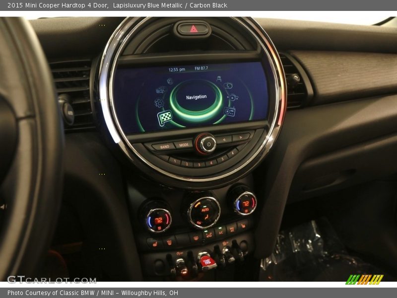 Lapisluxury Blue Metallic / Carbon Black 2015 Mini Cooper Hardtop 4 Door