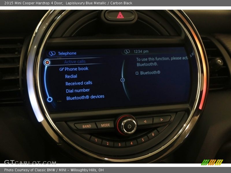 Lapisluxury Blue Metallic / Carbon Black 2015 Mini Cooper Hardtop 4 Door