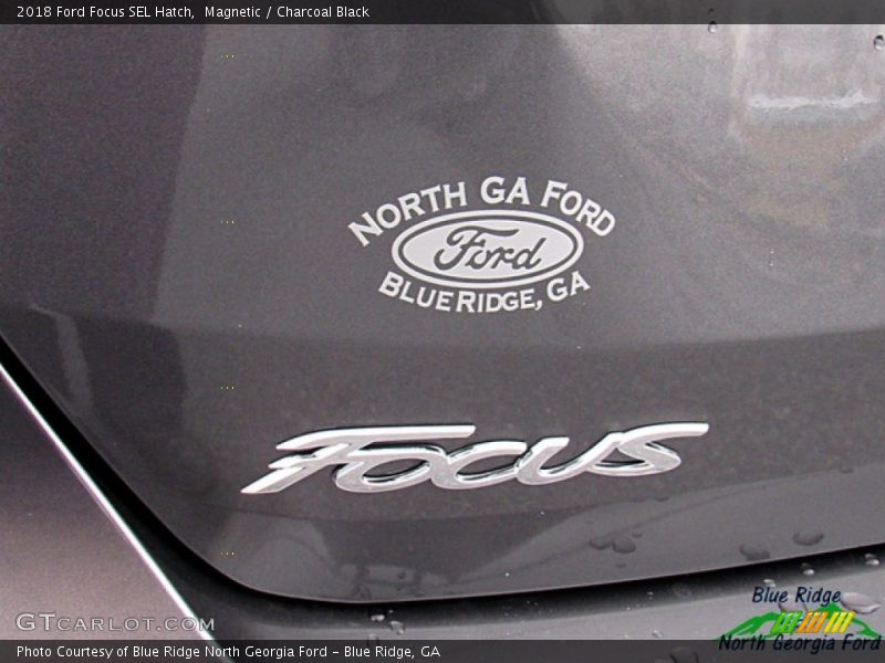 Magnetic / Charcoal Black 2018 Ford Focus SEL Hatch
