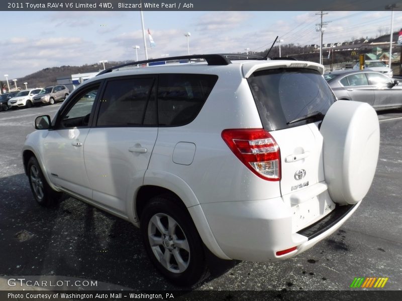 Blizzard White Pearl / Ash 2011 Toyota RAV4 V6 Limited 4WD