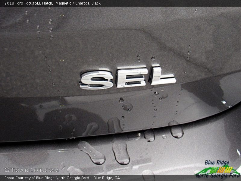 Magnetic / Charcoal Black 2018 Ford Focus SEL Hatch
