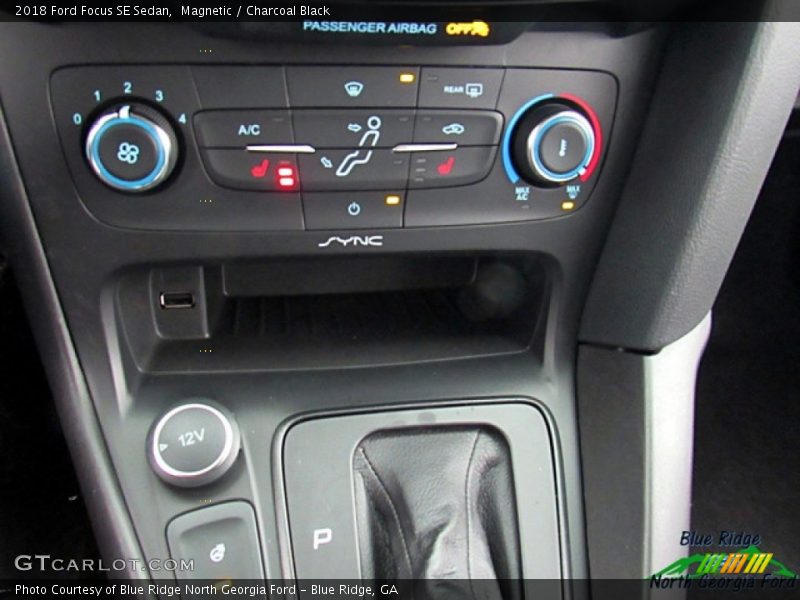 Magnetic / Charcoal Black 2018 Ford Focus SE Sedan
