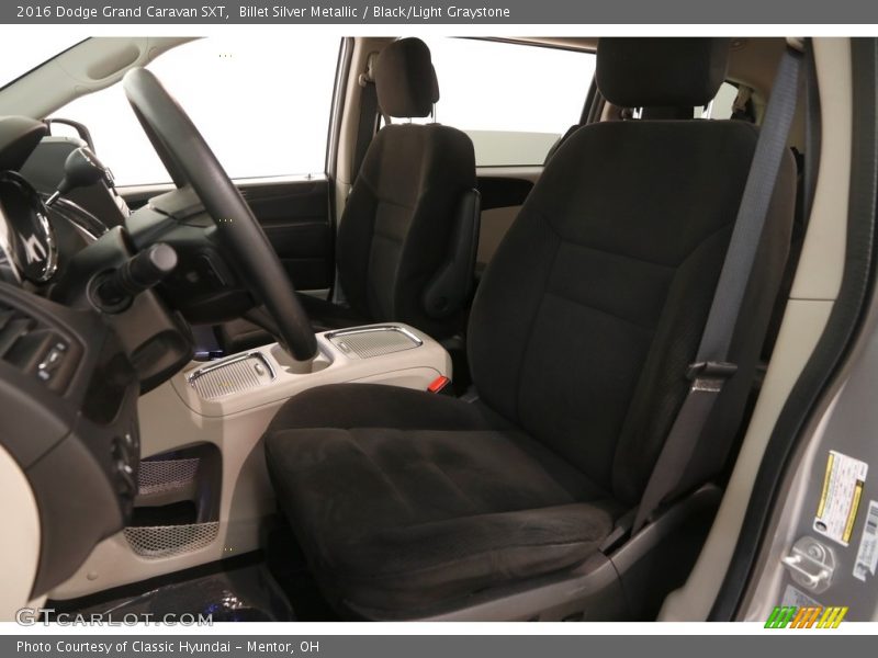 Billet Silver Metallic / Black/Light Graystone 2016 Dodge Grand Caravan SXT