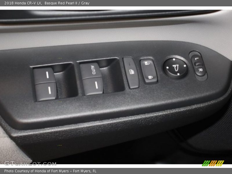 Basque Red Pearl II / Gray 2018 Honda CR-V LX