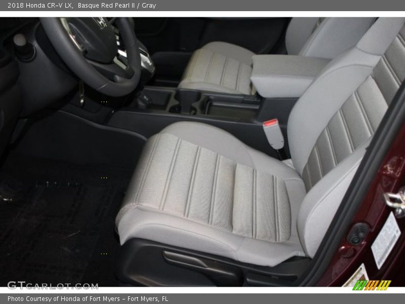 Basque Red Pearl II / Gray 2018 Honda CR-V LX