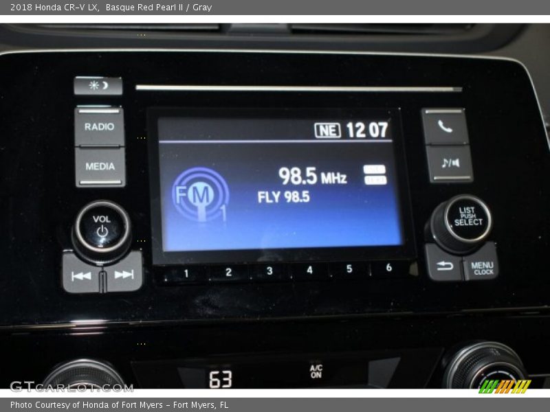 Basque Red Pearl II / Gray 2018 Honda CR-V LX