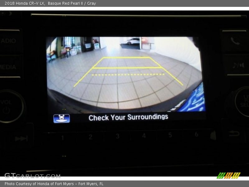 Basque Red Pearl II / Gray 2018 Honda CR-V LX