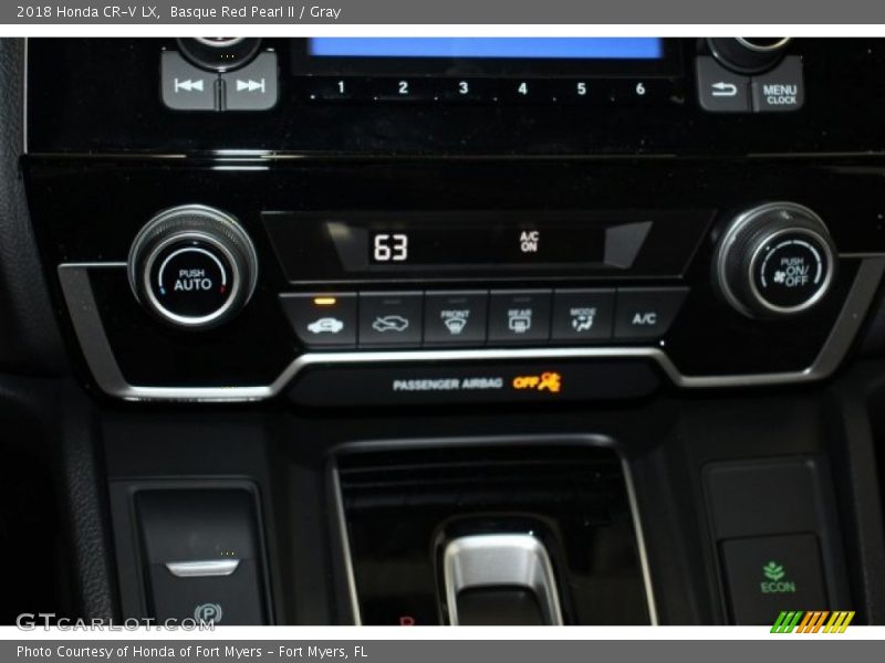 Basque Red Pearl II / Gray 2018 Honda CR-V LX