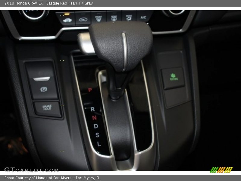 Basque Red Pearl II / Gray 2018 Honda CR-V LX