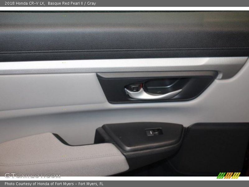 Basque Red Pearl II / Gray 2018 Honda CR-V LX