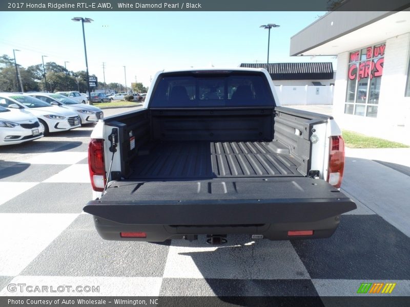 White Diamond Pearl / Black 2017 Honda Ridgeline RTL-E AWD