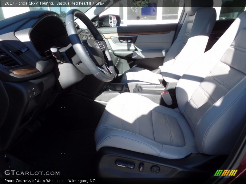 Basque Red Pearl II / Gray 2017 Honda CR-V Touring