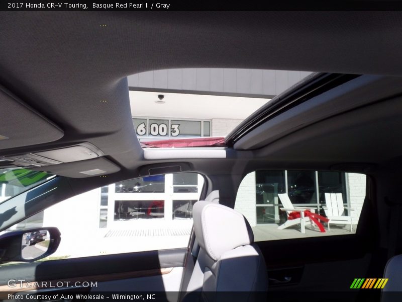 Basque Red Pearl II / Gray 2017 Honda CR-V Touring