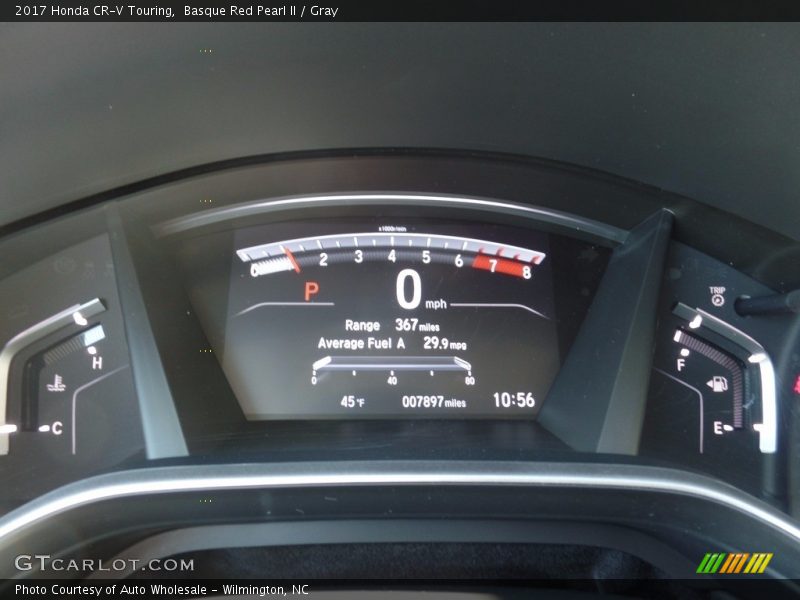 Basque Red Pearl II / Gray 2017 Honda CR-V Touring
