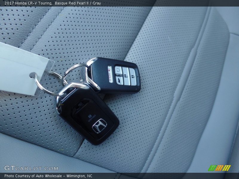 Basque Red Pearl II / Gray 2017 Honda CR-V Touring