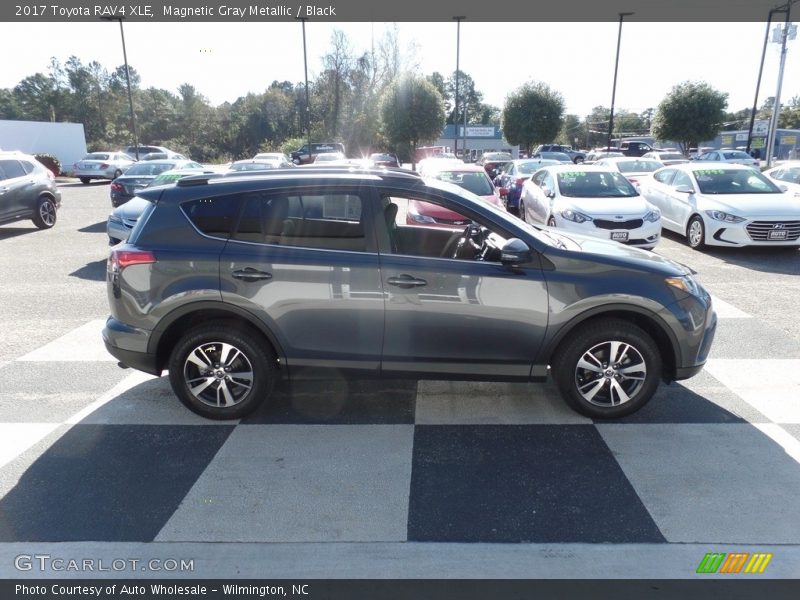 Magnetic Gray Metallic / Black 2017 Toyota RAV4 XLE