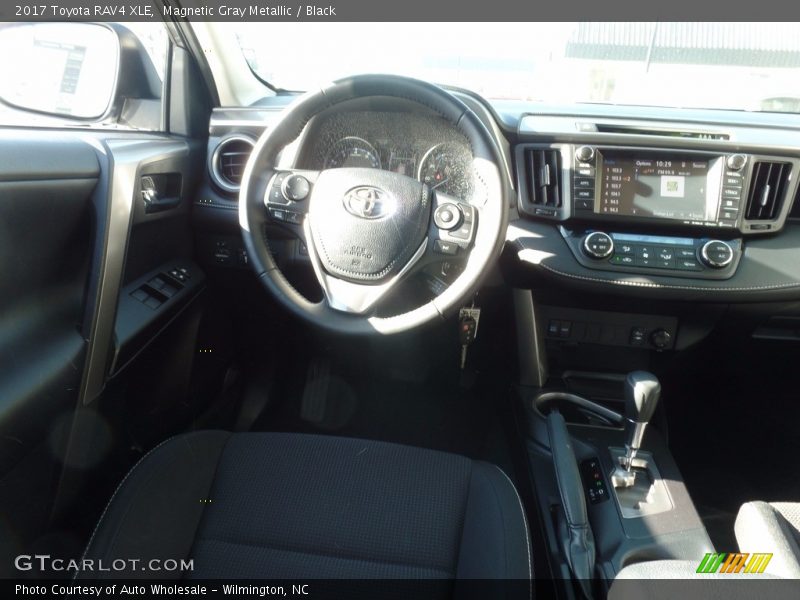 Magnetic Gray Metallic / Black 2017 Toyota RAV4 XLE
