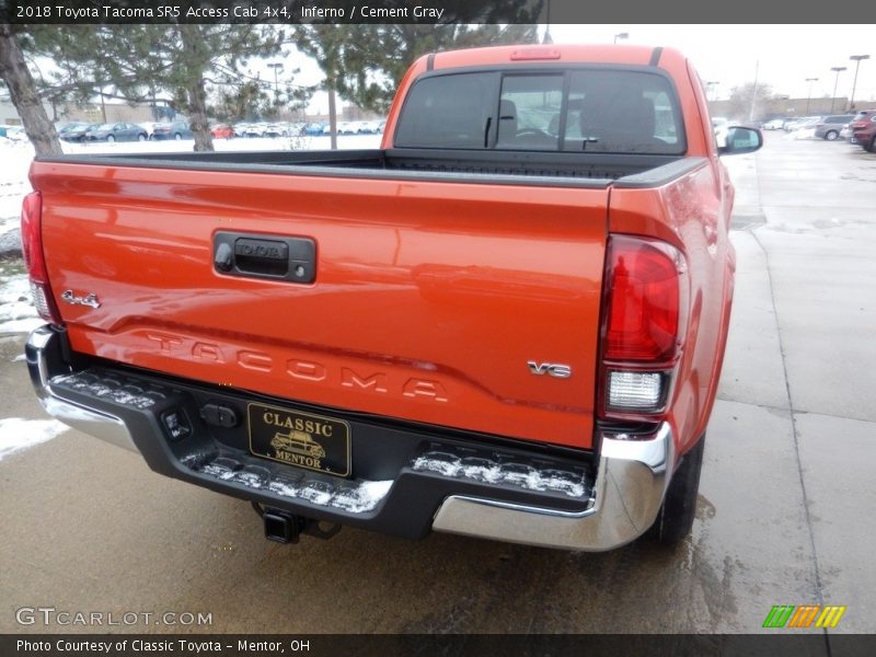 Inferno / Cement Gray 2018 Toyota Tacoma SR5 Access Cab 4x4