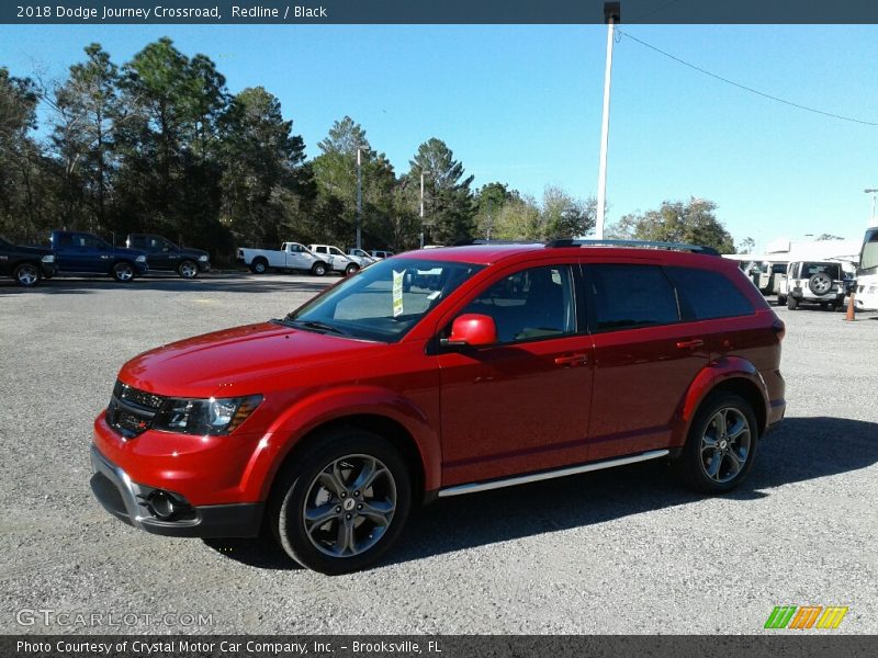 Redline / Black 2018 Dodge Journey Crossroad