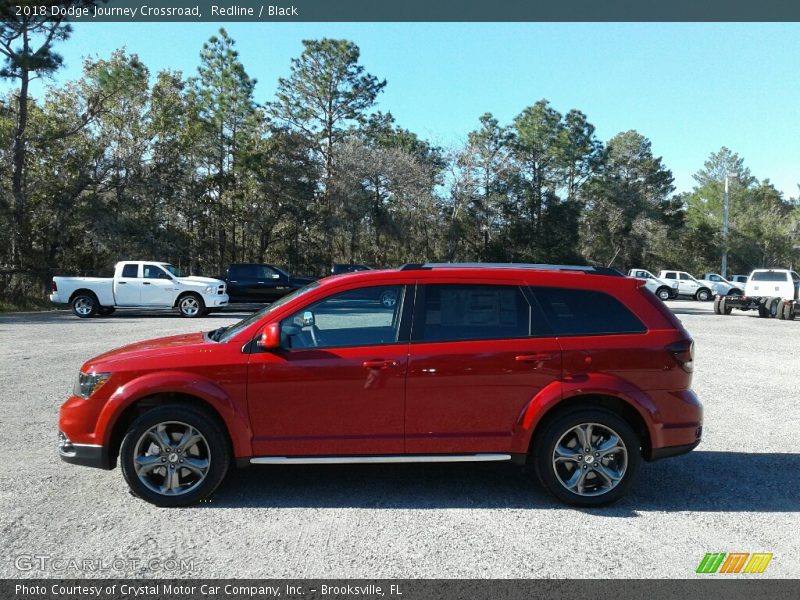 Redline / Black 2018 Dodge Journey Crossroad