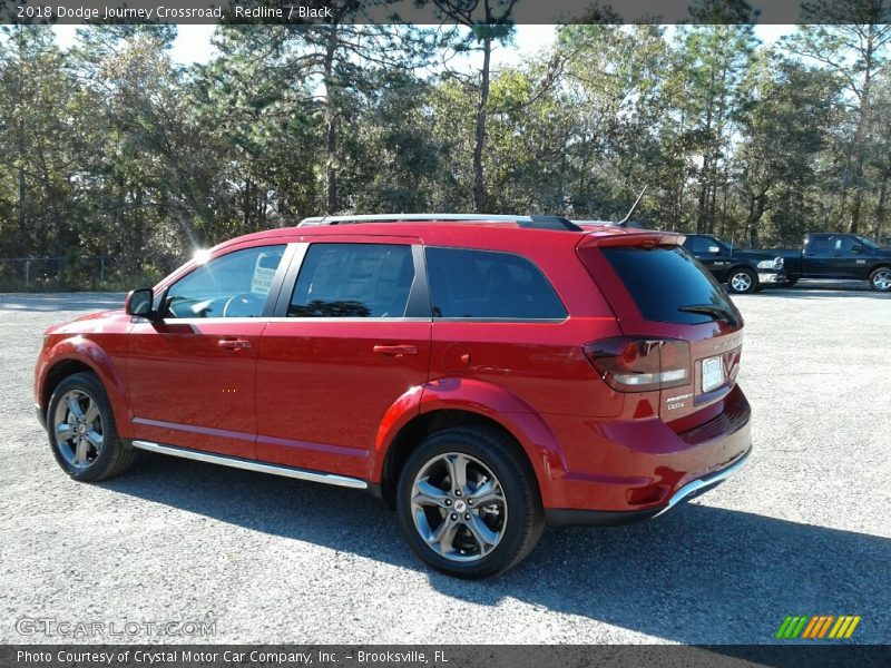 Redline / Black 2018 Dodge Journey Crossroad