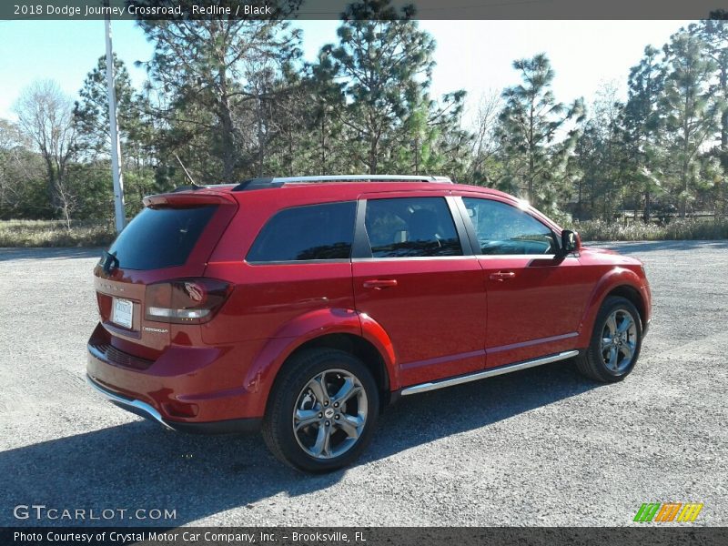 Redline / Black 2018 Dodge Journey Crossroad
