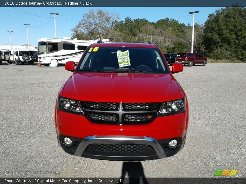 Redline / Black 2018 Dodge Journey Crossroad