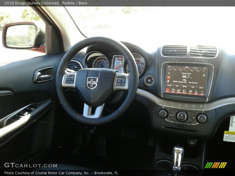 Redline / Black 2018 Dodge Journey Crossroad