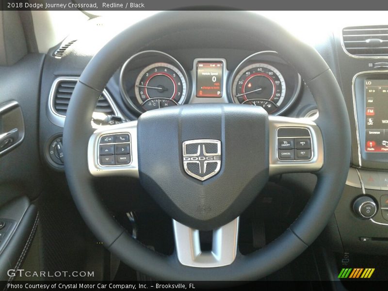 Redline / Black 2018 Dodge Journey Crossroad