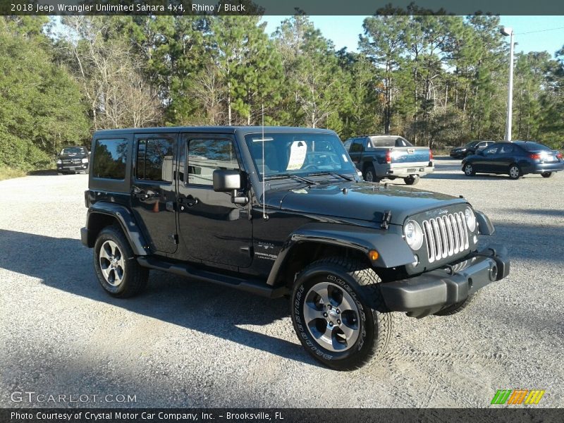 Front 3/4 View of 2018 Wrangler Unlimited Sahara 4x4