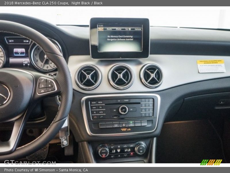 Night Black / Black 2018 Mercedes-Benz CLA 250 Coupe