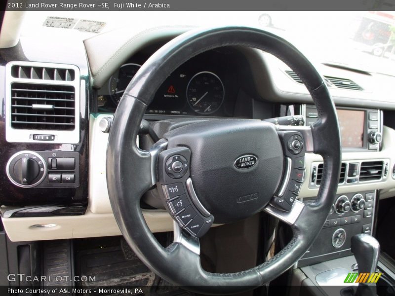 Fuji White / Arabica 2012 Land Rover Range Rover HSE