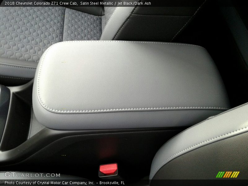 Satin Steel Metallic / Jet Black/Dark Ash 2018 Chevrolet Colorado Z71 Crew Cab