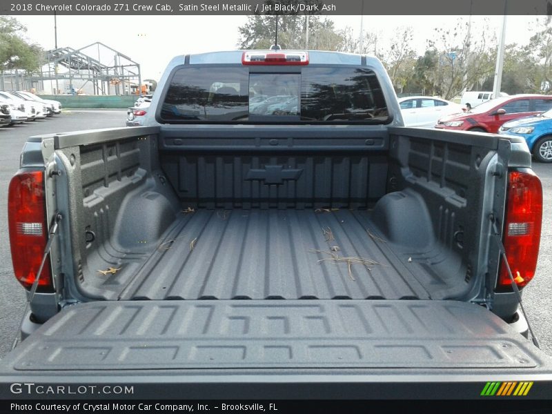 Satin Steel Metallic / Jet Black/Dark Ash 2018 Chevrolet Colorado Z71 Crew Cab